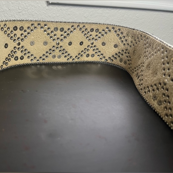 BHW Leather & Bling western belt, size M/L. - Picture 8 of 13